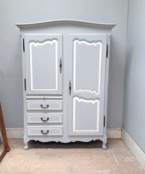 vintage french petite LXV style armoire